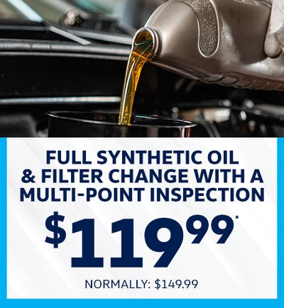 Full Synthetic Oil & Filter Change with a Multi-point Inspection
